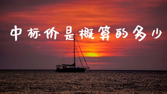 中标价是概算的多少_https://wap.sdyuehang.cn_债券资讯_第1张