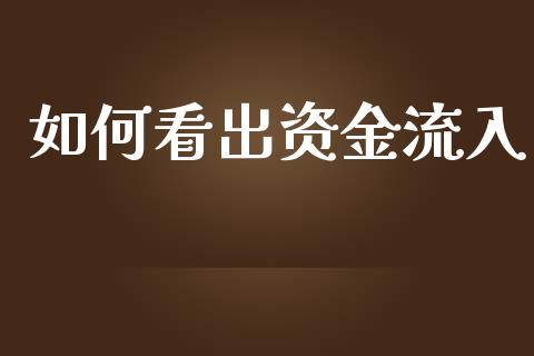 如何看出资金流入_https://wap.sdyuehang.cn_产经新闻_第1张