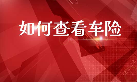 如何查看车险_https://wap.sdyuehang.cn_债券资讯_第1张