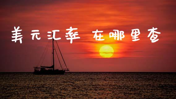 美元汇率 在哪里查_https://wap.sdyuehang.cn_债券资讯_第1张