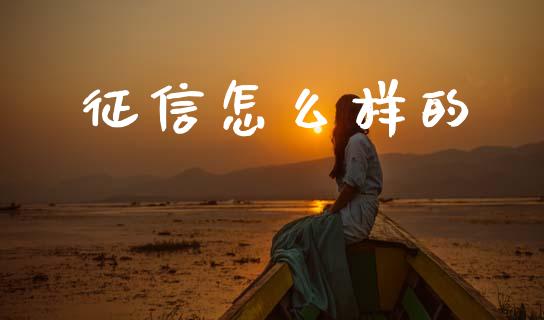 征信怎么样的_https://wap.sdyuehang.cn_新股申购_第1张