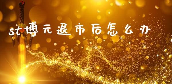st博元退市后怎么办_https://wap.sdyuehang.cn_新股申购_第1张