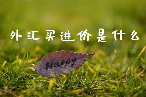 外汇买进价是什么_https://wap.sdyuehang.cn_美股行情_第1张