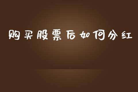 购买股票后如何分红_https://wap.sdyuehang.cn_债券资讯_第1张