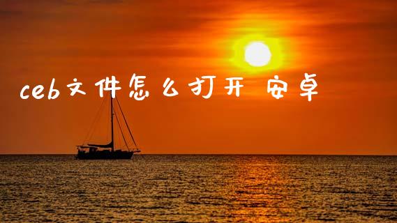 ceb文件怎么打开 安卓_https://wap.sdyuehang.cn_新股申购_第1张