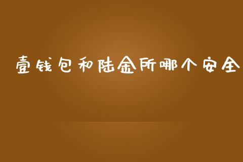 壹钱包和陆金所哪个安全_https://wap.sdyuehang.cn_产经新闻_第1张