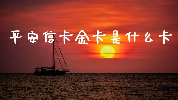 平安信卡金卡是什么卡_https://wap.sdyuehang.cn_美股行情_第1张