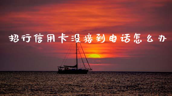 招行信用卡没接到电话怎么办_https://wap.sdyuehang.cn_新股申购_第1张
