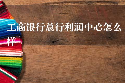 工商银行总行利润中心怎么样_https://wap.sdyuehang.cn_新股申购_第1张