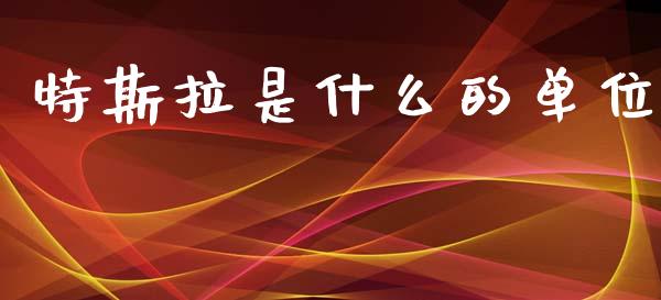 特斯拉是什么的单位_https://wap.sdyuehang.cn_美股行情_第1张