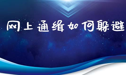 网上通缉如何躲避_https://wap.sdyuehang.cn_产经新闻_第1张