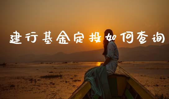 建行基金定投如何查询_https://wap.sdyuehang.cn_债券资讯_第1张