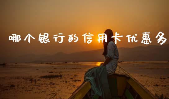 哪个银行的信用卡优惠多_https://wap.sdyuehang.cn_新股申购_第1张