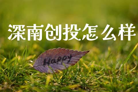 深南创投怎么样_https://wap.sdyuehang.cn_债券资讯_第1张