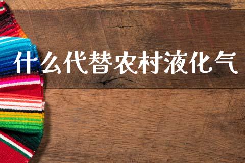 什么代替农村液化气_https://wap.sdyuehang.cn_产经新闻_第1张