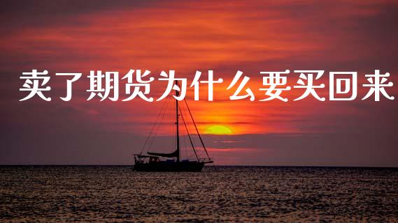 卖了期货为什么要买回来_https://wap.sdyuehang.cn_债券资讯_第1张
