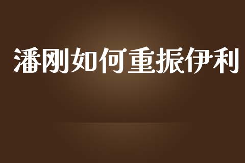 潘刚如何重振伊利_https://wap.sdyuehang.cn_新股申购_第1张