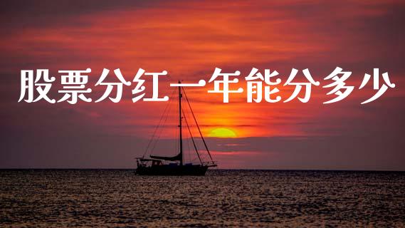 股票分红一年能分多少_https://wap.sdyuehang.cn_新股申购_第1张