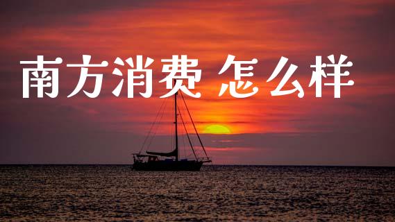 南方消费 怎么样_https://wap.sdyuehang.cn_债券资讯_第1张