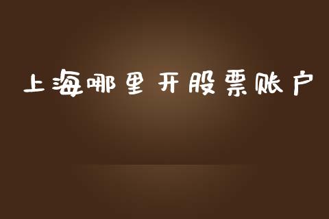 上海哪里开股票账户_https://wap.sdyuehang.cn_新股申购_第1张