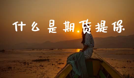 什么是期货提保_https://wap.sdyuehang.cn_美股行情_第1张