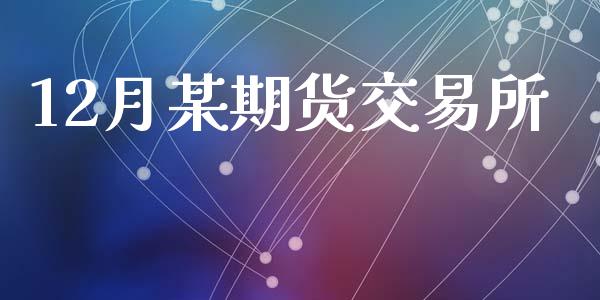 12月某期货交易所_https://wap.sdyuehang.cn_债券资讯_第1张