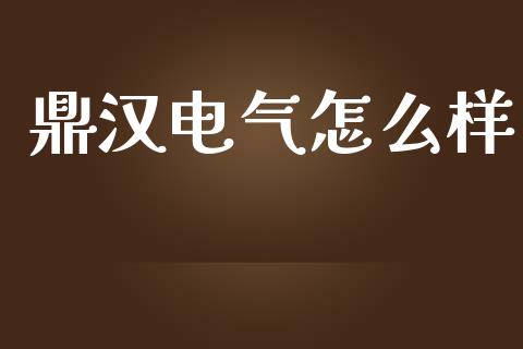 鼎汉电气怎么样_https://wap.sdyuehang.cn_美股行情_第1张