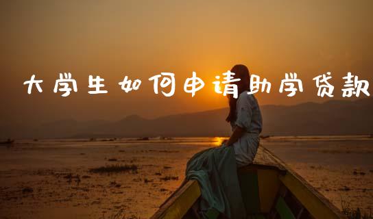 大学生如何申请助学贷款_https://wap.sdyuehang.cn_债券资讯_第1张