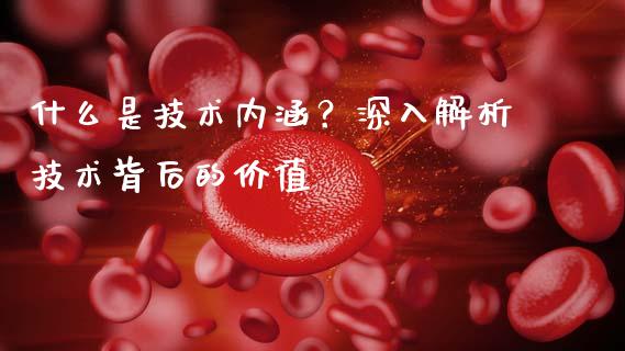 什么是技术内涵？深入解析技术背后的价值_https://wap.sdyuehang.cn_债券资讯_第1张