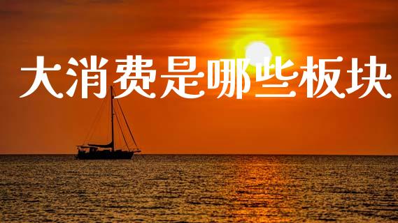 大消费是哪些板块_https://wap.sdyuehang.cn_债券资讯_第1张