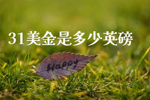 31美金是多少英磅_https://wap.sdyuehang.cn_新股申购_第1张