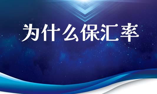 为什么保汇率_https://wap.sdyuehang.cn_新股申购_第1张