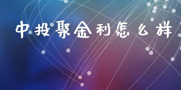 中投聚金利怎么样_https://wap.sdyuehang.cn_产经新闻_第1张