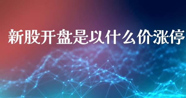 新股开盘是以什么价涨停_https://wap.sdyuehang.cn_新股申购_第1张