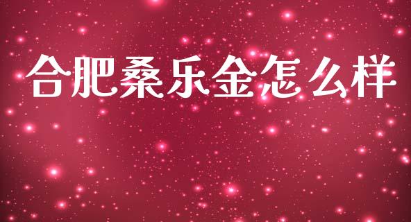 合肥桑乐金怎么样_https://wap.sdyuehang.cn_产经新闻_第1张