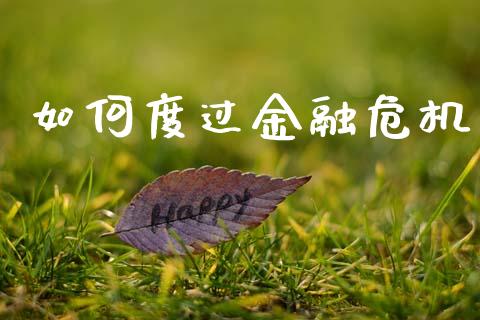 如何度过金融危机_https://wap.sdyuehang.cn_债券资讯_第1张