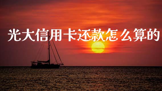 光大信用卡还款怎么算的_https://wap.sdyuehang.cn_产经新闻_第1张