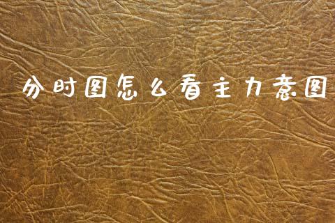 分时图怎么看主力意图_https://wap.sdyuehang.cn_债券资讯_第1张