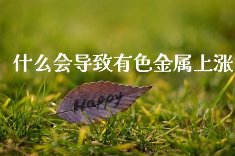 什么会导致有色金属上涨_https://wap.sdyuehang.cn_美股行情_第1张