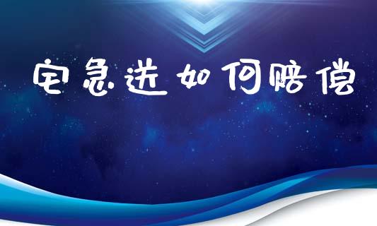 宅急送如何赔偿_https://wap.sdyuehang.cn_产经新闻_第1张