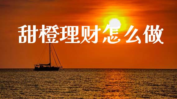 甜橙理财怎么做_https://wap.sdyuehang.cn_债券资讯_第1张