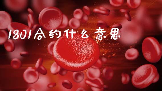 1801合约什么意思_https://wap.sdyuehang.cn_产经新闻_第1张