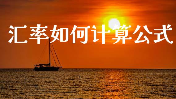 汇率如何计算公式_https://wap.sdyuehang.cn_新股申购_第1张