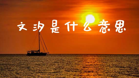 文汐是什么意思_https://wap.sdyuehang.cn_产经新闻_第1张