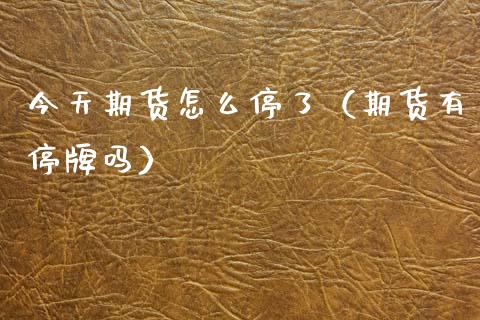 今天期货怎么停了(期货有停牌吗)_新股申购_第1张_产经新闻_债券资讯_新股申购_美股行情 今天期货怎么停了(期货有停牌吗)_https://wap.sdyuehang.cn_新股申购_第1张