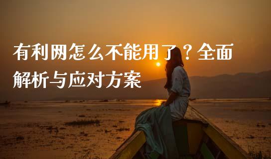 有利网怎么不能用了？全面解析与应对方案_https://wap.sdyuehang.cn_新股申购_第1张