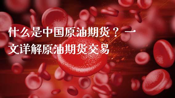 什么是中国原油期货？ 一文详解原油期货交易_https://wap.sdyuehang.cn_美股行情_第1张