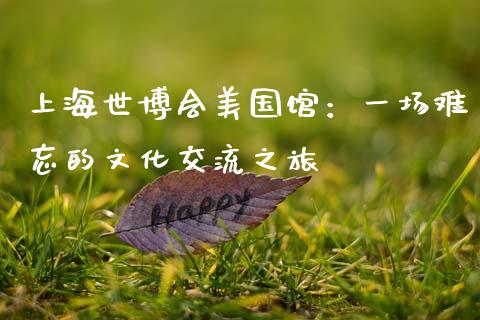 上海世博会美国馆：一场难忘的文化交流之旅_https://wap.sdyuehang.cn_美股行情_第1张