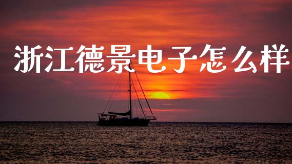浙江德景电子怎么样_https://wap.sdyuehang.cn_债券资讯_第1张