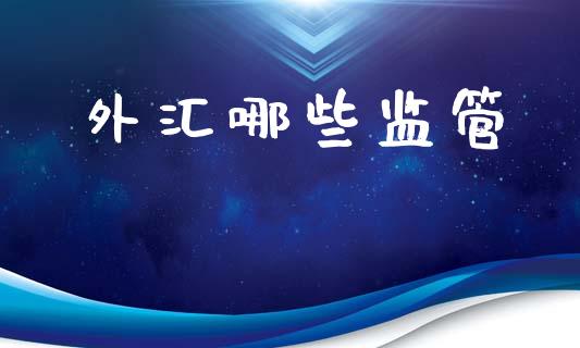 外汇哪些监管_https://wap.sdyuehang.cn_美股行情_第1张